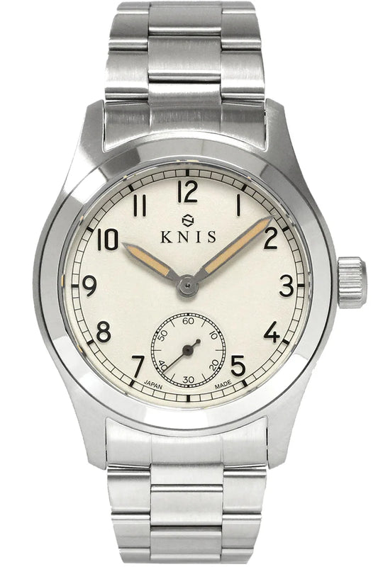 KNIS Retro Military Off White Dial 38 mm