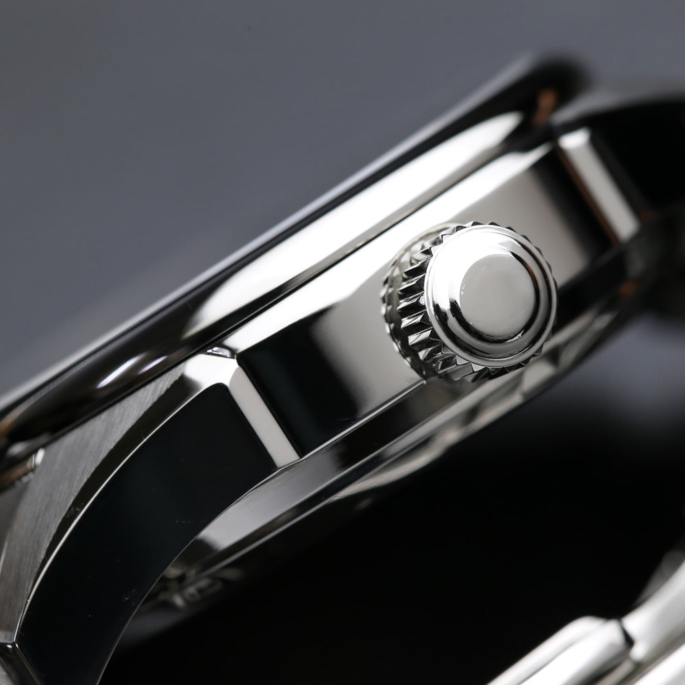 KNIS Automatic Retro Modern Super Luminova Black Modern 38 mm