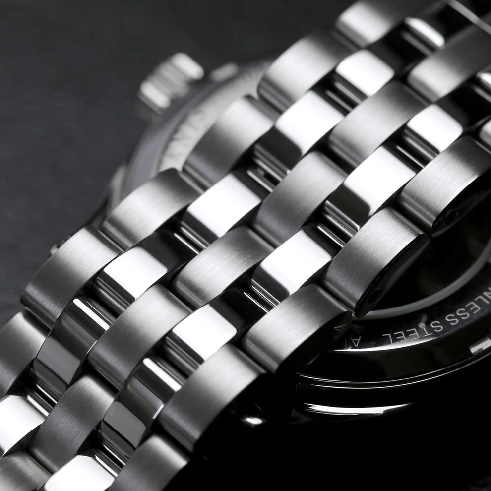 KNIS Automatic Retro Modern Super Luminova Black Modern 38 mm