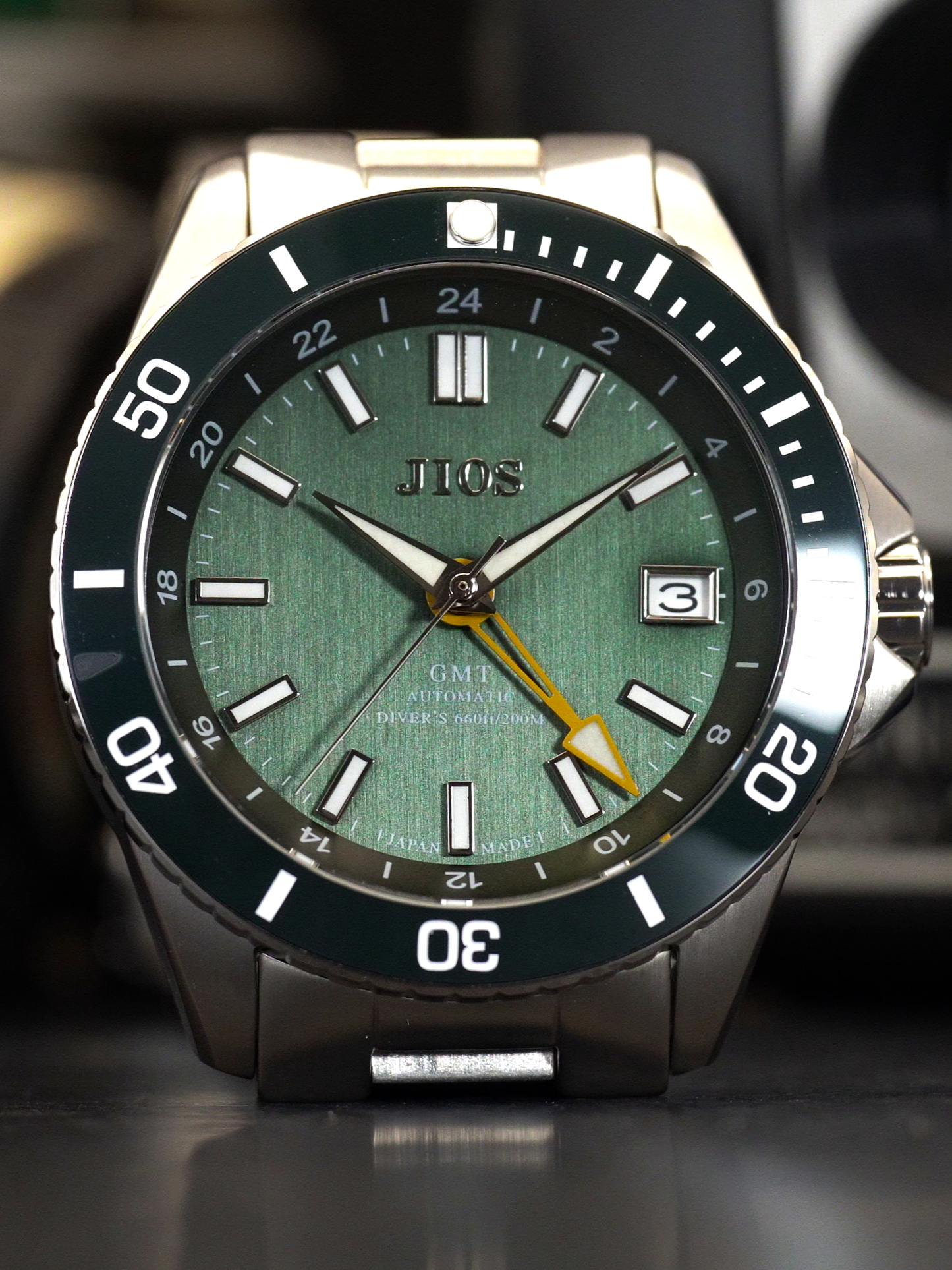 JIOS GMT Diver's 104 Green