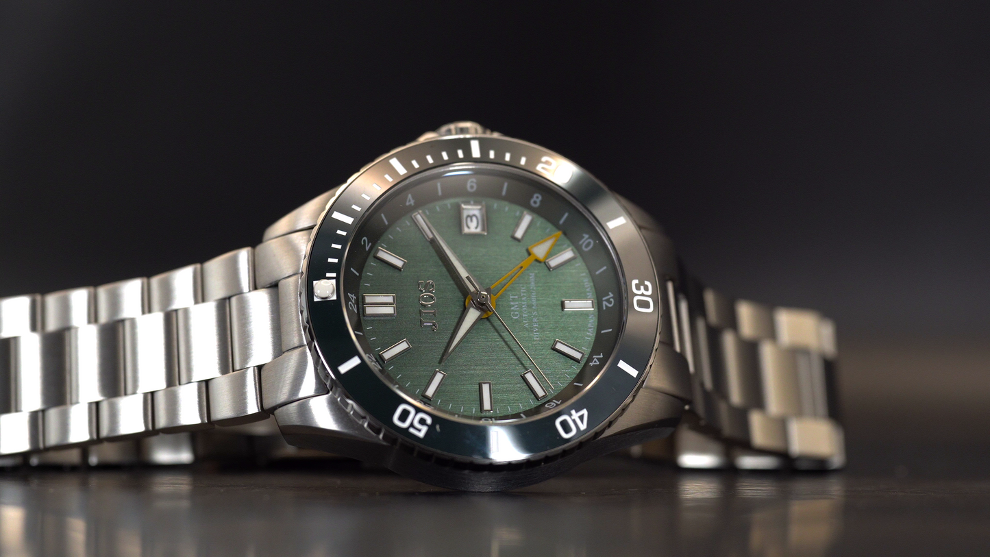 JIOS GMT Diver's 104 Green