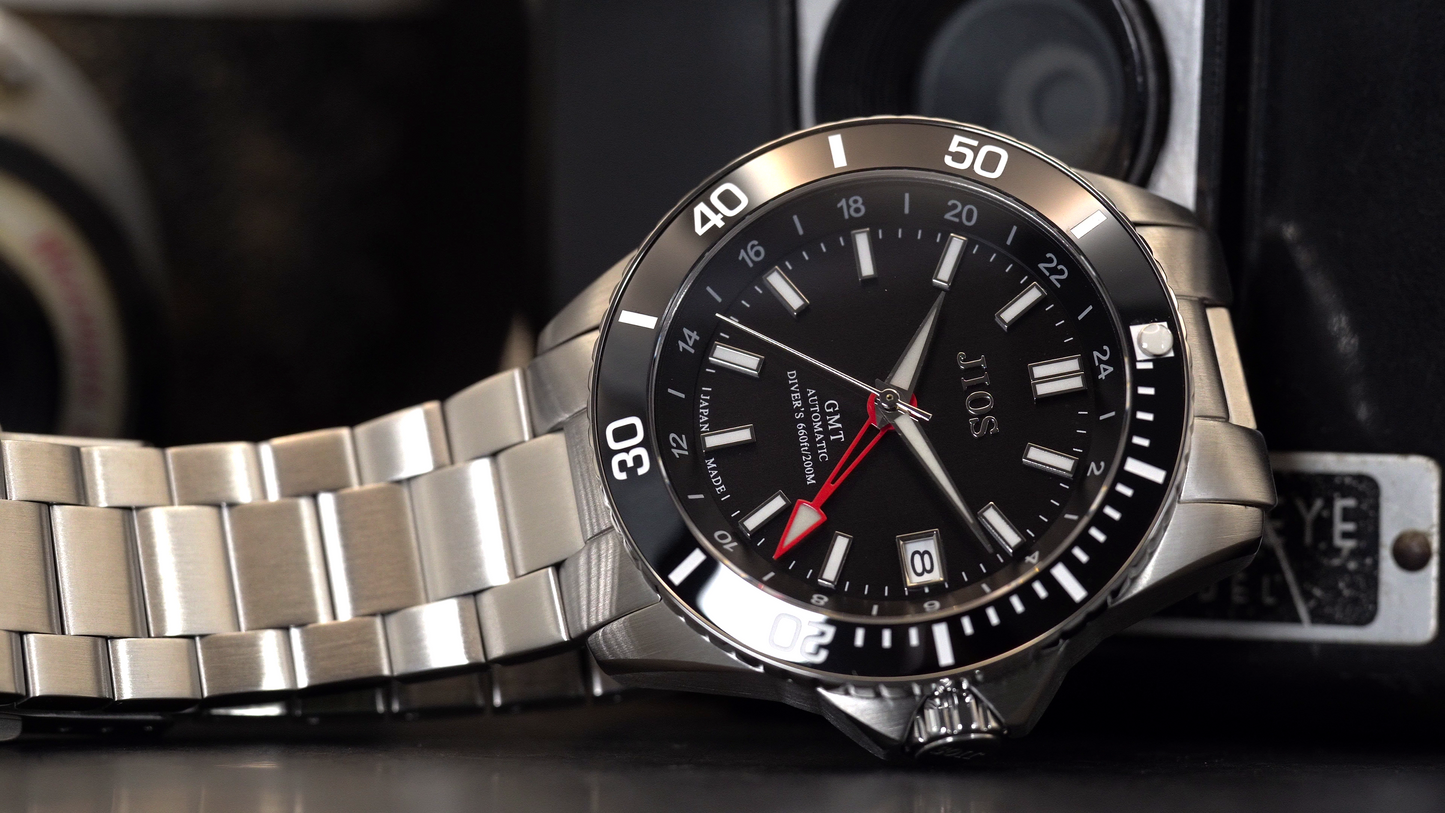 JIOS GMT Diver's 104 black