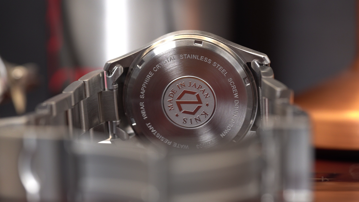 KNIS Retro Military Blue Dial 38mm