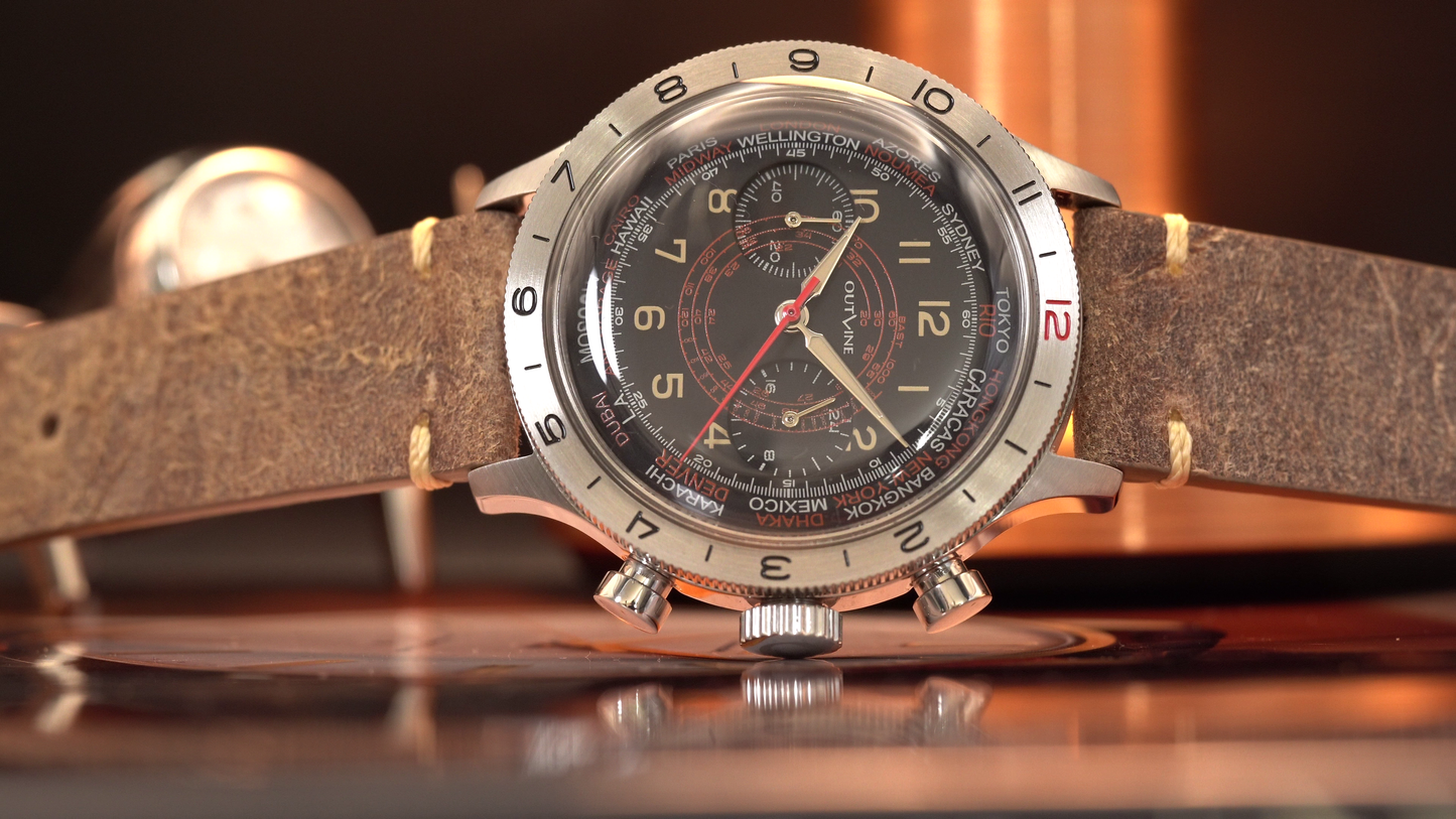 Outline Pilot Chrono 20th Limited (Snail) Cal. SEIKO VK64 - 42mm