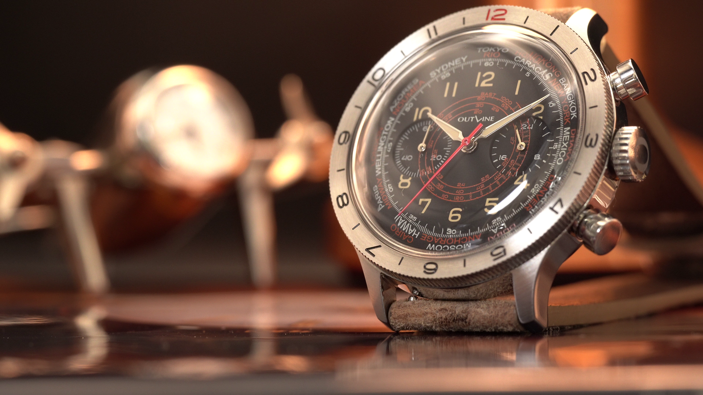 Outline Pilot Chrono 20th Limited (Snail) Cal. SEIKO VK64 - 42mm