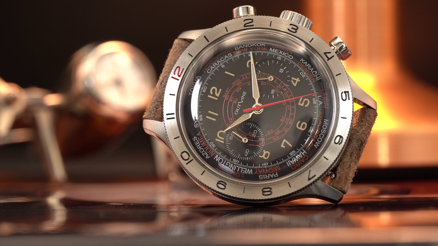 Outline Pilot Chrono 20th Limited (Snail) Cal. SEIKO VK64 - 42mm