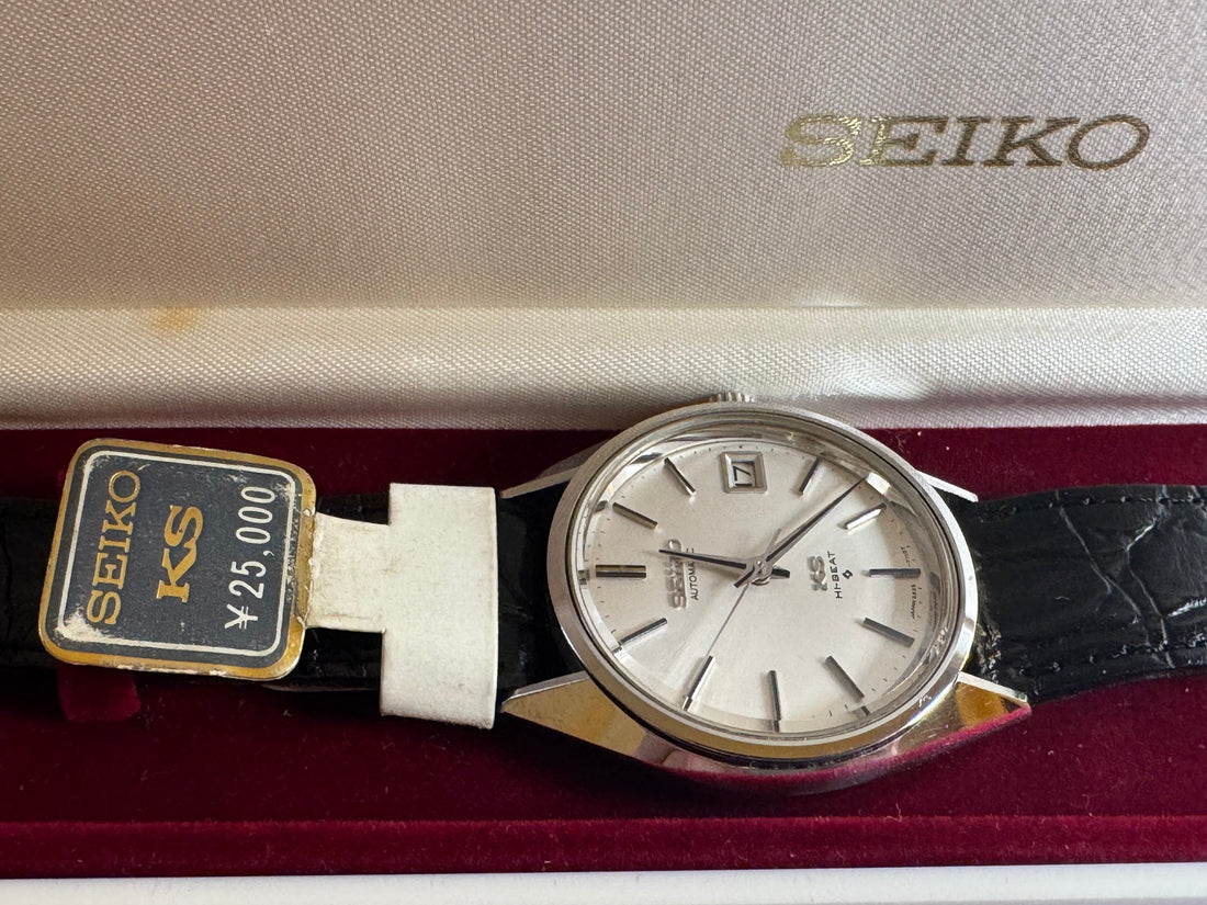 King Seiko 5625-7111 mit originalem Preisschild 25.000 Yen