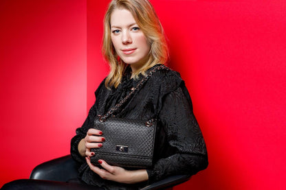 INDEN W Chain Shoulder „Diamond Frame“ – BK x BK