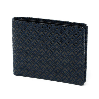 INDEN Men’s Folded Wallet „Diamond Frame“ – BK x NV