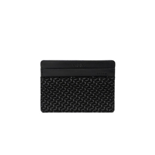 INDEN Card Case „Chevron-S“ – BK x BK
