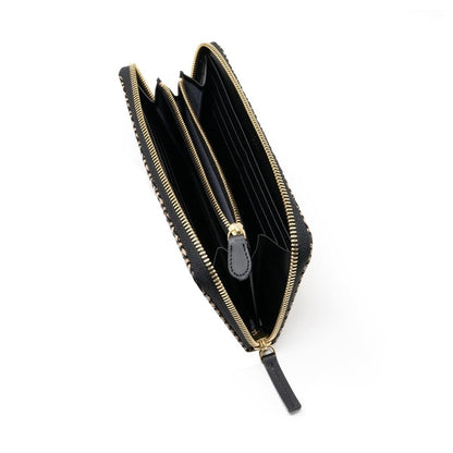 INDEN Zipped Coin Purse (Large) „Chevron-S“ – BK x IV