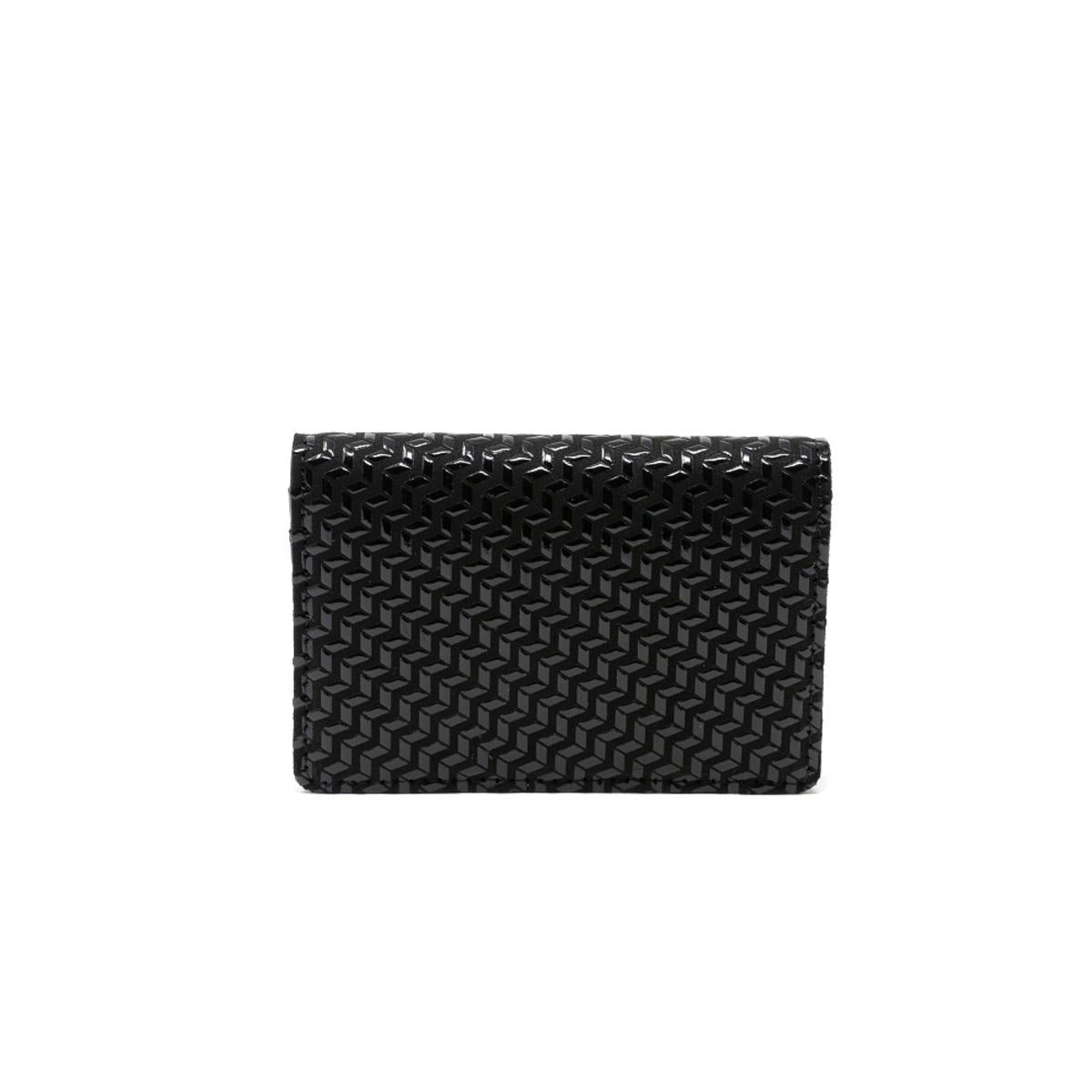 INDEN Business Card Case „Chevron-S“ – BK x BK