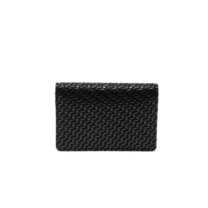 INDEN Business Card Case „Chevron-S“ – BK x BK