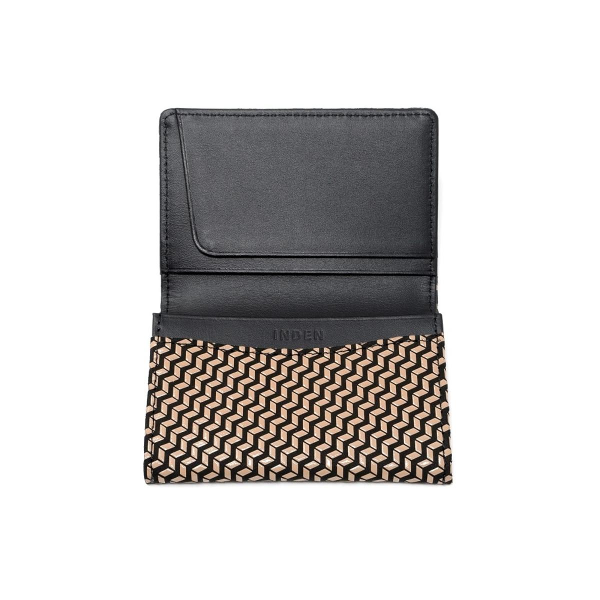 INDEN Business Card Case „Chevron-S“ – BK x IV