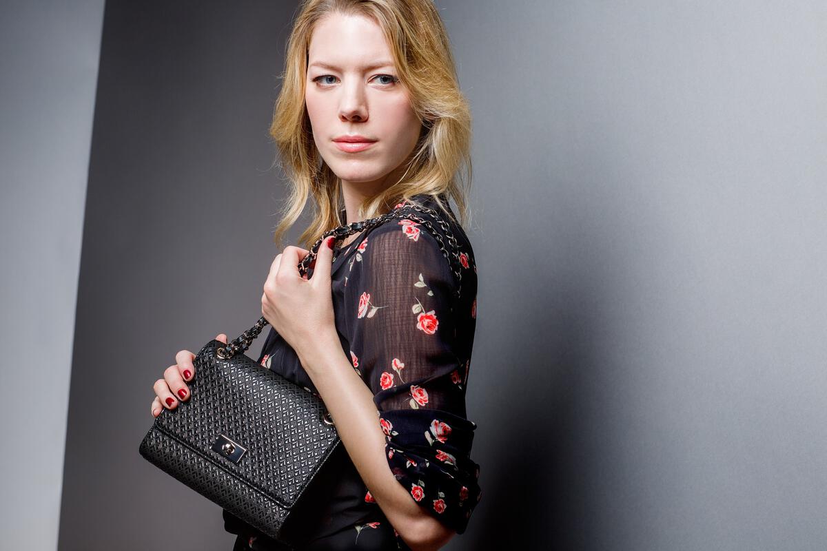 INDEN W Chain Shoulder „Diamond Frame“ – BK x BK