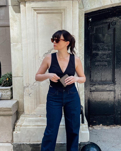 INDEN Zipped Coin Purse (Large) „Chevron-S“ – BK x IV