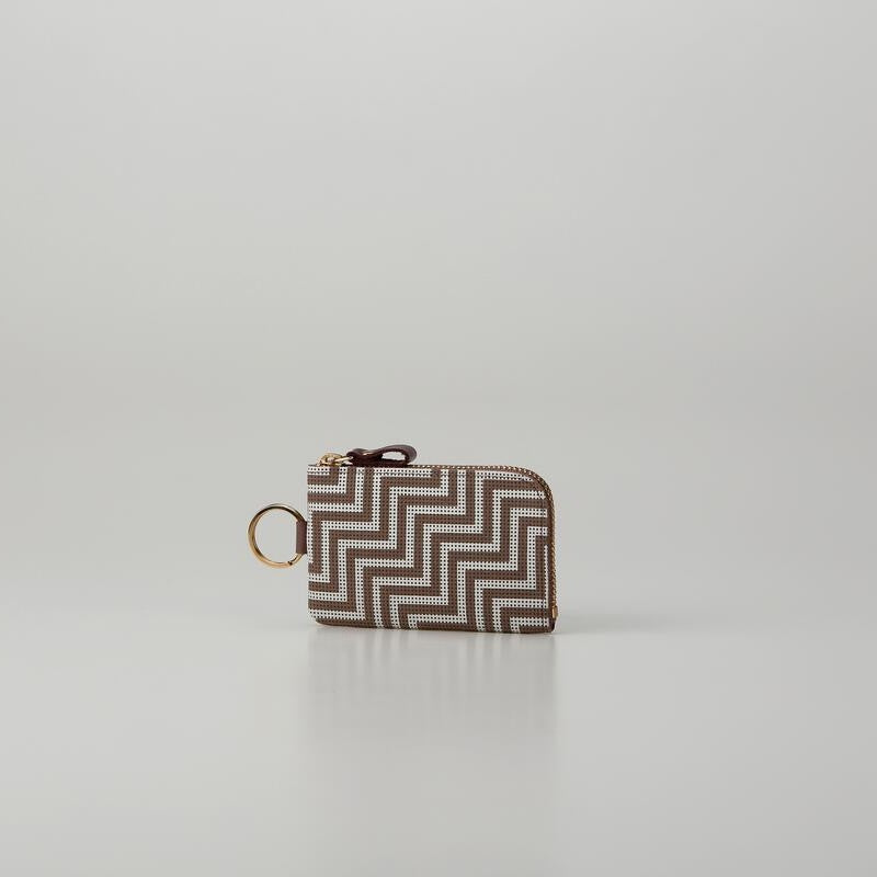 INDEN Zipped Key Case „New Grecian“ – BR x WH