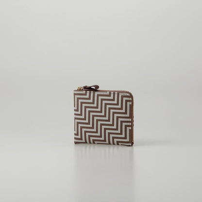 INDEN Zipped Coin Purse (Large) „New Grecian“ – BR x WH