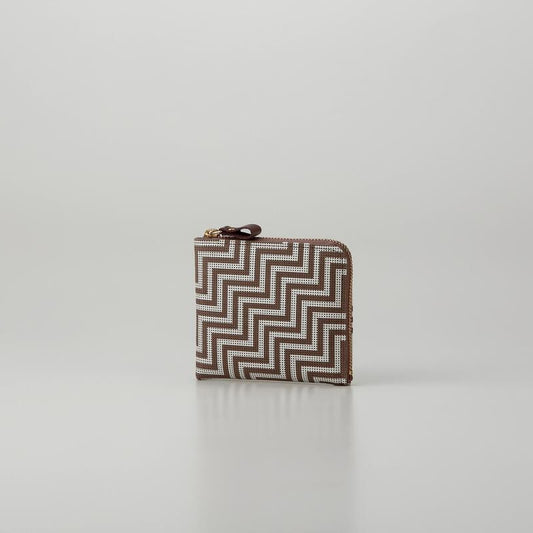 INDEN Zipped Coin Purse (Large) „New Grecian“ – BR x WH