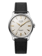 KUOE ROYAL SMITH 90-006 Large Silver Case Ivory Dial - 39 mm