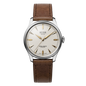 KUOE ROYAL SMITH 90-006 Large Silver Case Ivory Dial - 39 mm