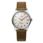 KUOE ROYAL SMITH 90-006 Large Silver Case Ivory Dial - 39 mm