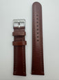 Seiko Lederarmband RS15C20BN 20-18 mit Schnellwechselsystem 20 mm – glattes Rindleder, braun (JDM)