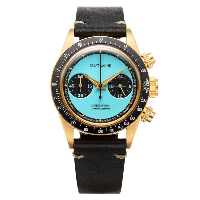 Outline 2 Register Chrono Series I „Turquoise“ – (37,8 mm