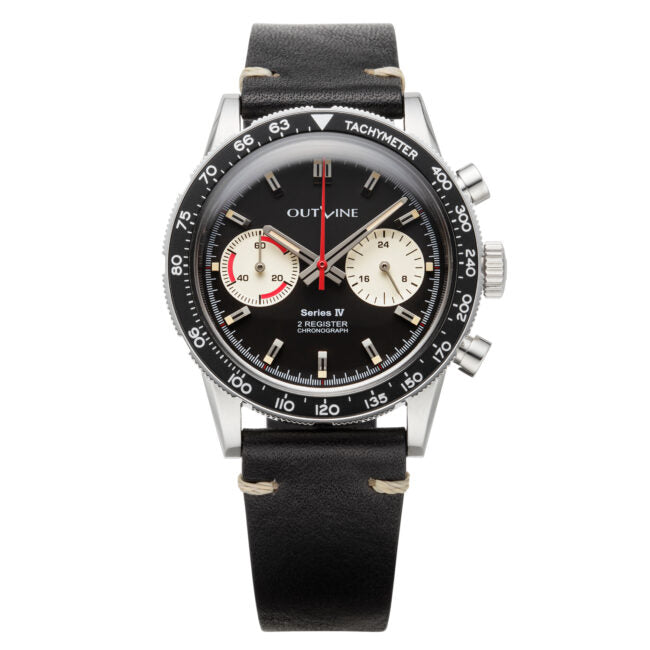 OUTLINE Chronographe à 2 compteurs Série IV « Panda inversé »