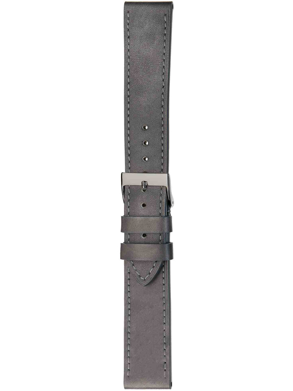 Herzog Siena Lederarmband Grau