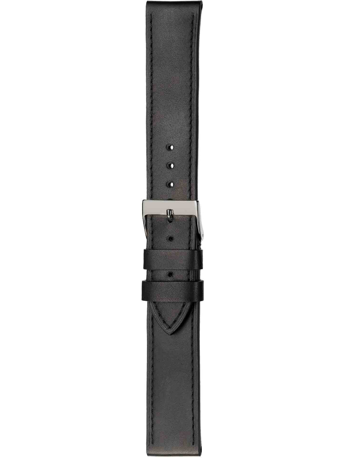 Herzog Siena Lederarmband Schwarz