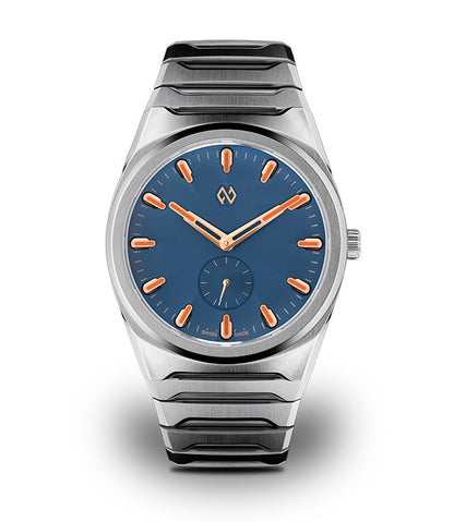 Formex Aria Manufaktur-Chronometer Denso Blue 40 mm – Frontansicht