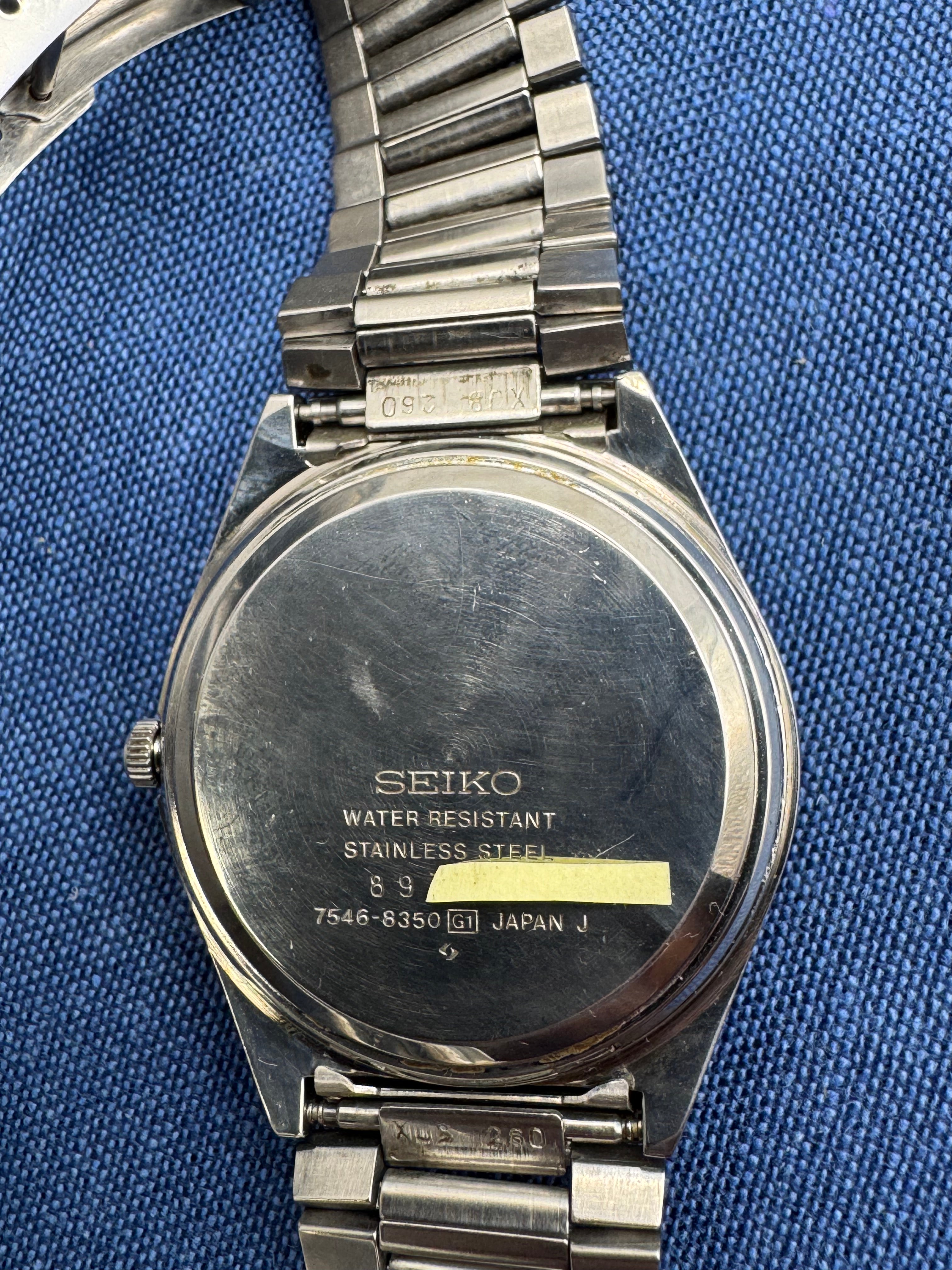 Seiko Quartz Type II – Ref. 7546-8350 (G1), September 1978, Suwa