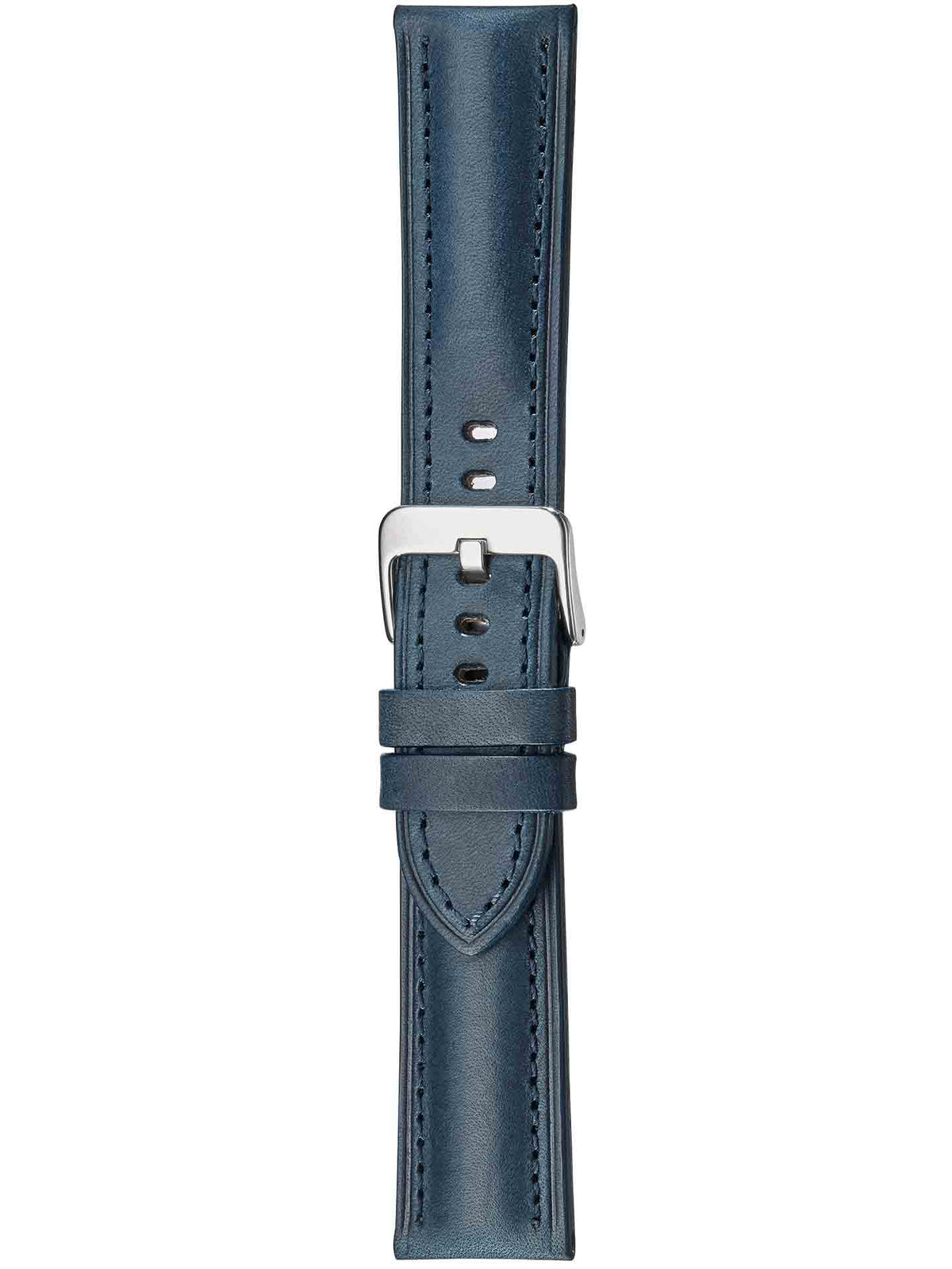 Herzog Italo-Pan Lederarmband Dunkelblau