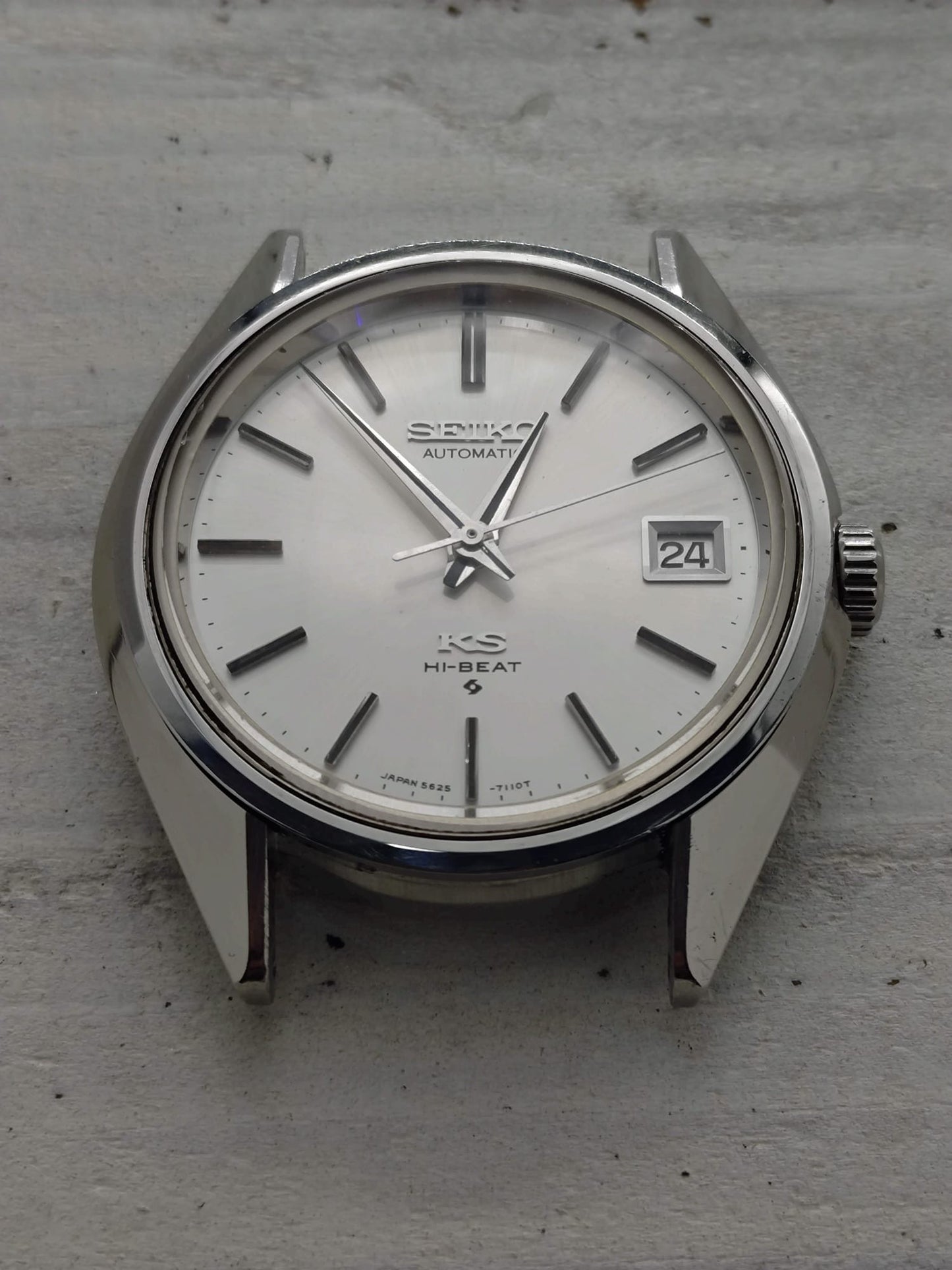 King Seiko 56KS Hi-Beat 5625-7111 – Feb. 1973 – unpoliert, Suwa, revidiert