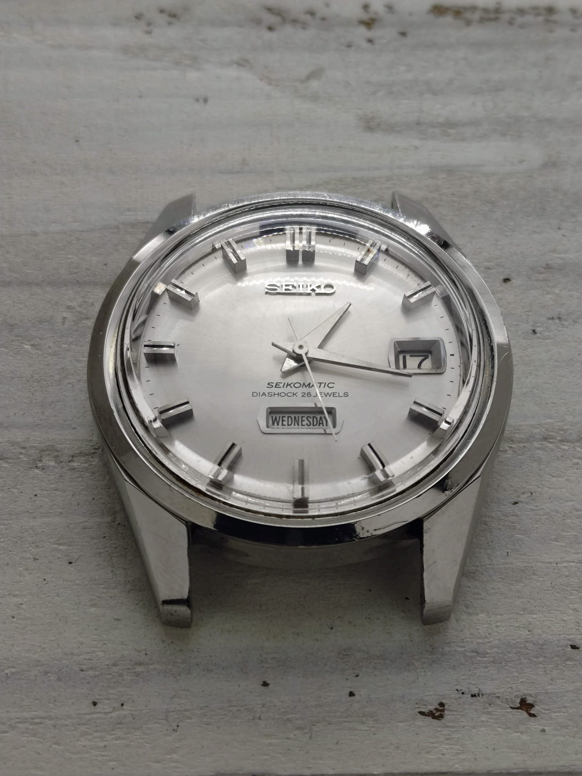 Seiko Seikomatic Weekdater – Ref. 6206-8130 – Kaliber 6206B, Automatik, Suwa Seikosha – Juni 1966 – frisch revidiert