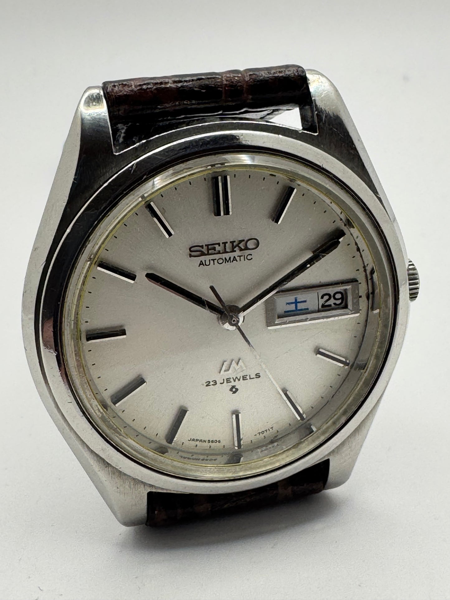Seiko Lord Matic (LM) Automatic 23 Jewels – April 1972 – klassischer 5606 mit Kanji/Englisch Day-Date