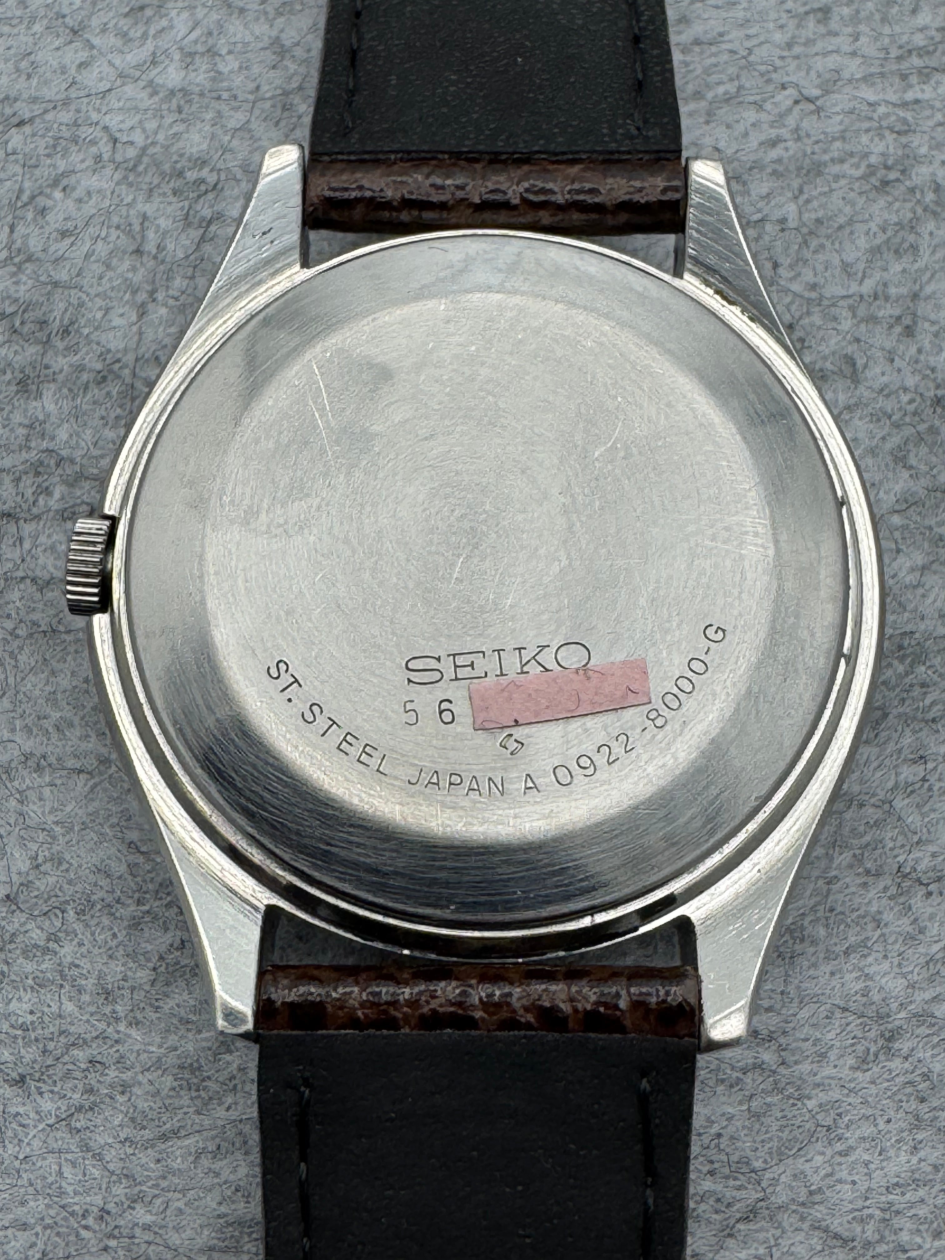 Seiko Quartz QZ – Ref. 0922-8000 (June 1975, Japan) – Japanese