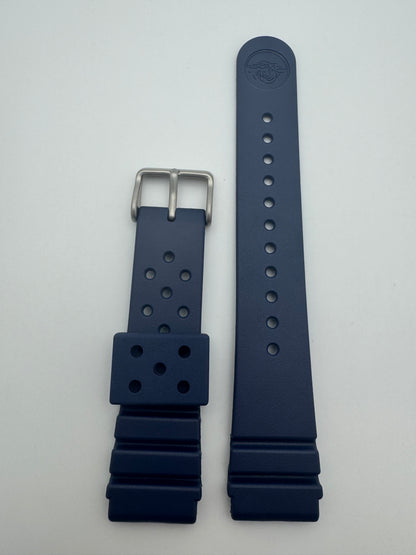 Seiko Wechselarmband RS04K22NY2 22-20 mm – Polyurethan, marineblau (JDM)