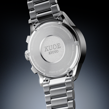 KUOE OLD SMITH 90-012 Automatik-Chronograph 37 mm - Navy Zifferblatt