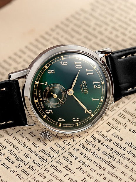 KUOE OLD SMITH 90-007 Automatic - 35 mm - green sunray dial