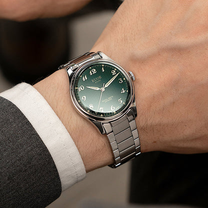 KUOE ROYAL SMITH 90-006 Breguet Numerals - 35 mm - Green Dial