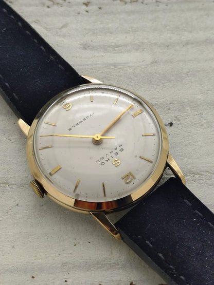 Seiko Marvel – Ref. J13010 – Manual wind, 17 jewels, Suwa Seikosha – 14K gold-filled – January 1958 – freshly serviced