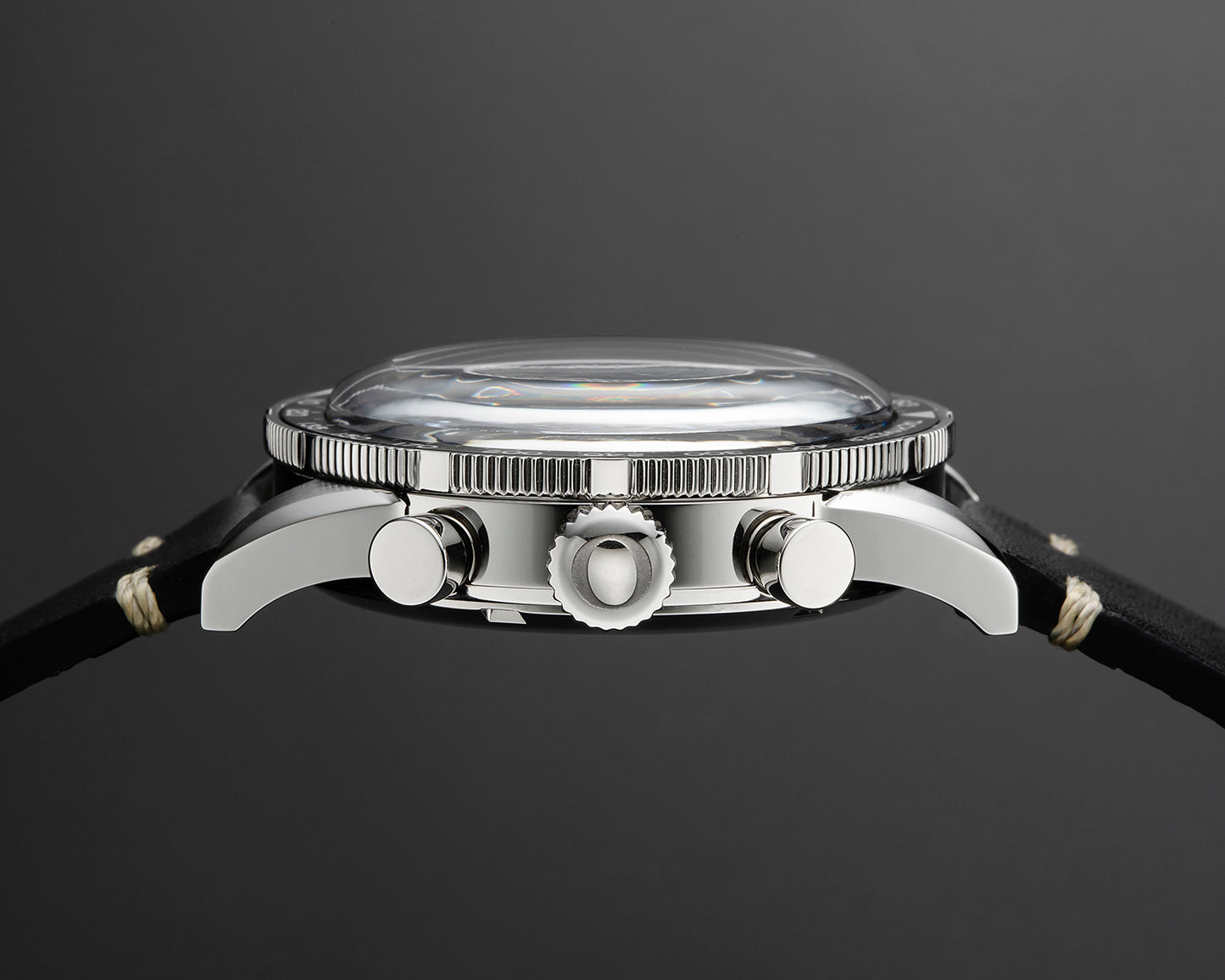 OUTLINE Chronographe à 2 compteurs Série IV « NOIR »