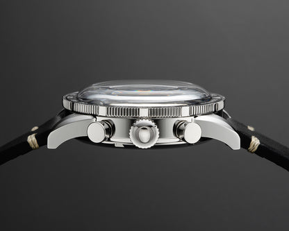 OUTLINE Chronographe à 2 compteurs Série IV « NOIR »