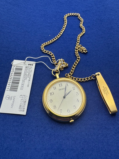 Seiko Taschenuhr Olympische Winterspiele Nagano 1998 – Ref. 7N01-9A00 – ungetragen mit Box