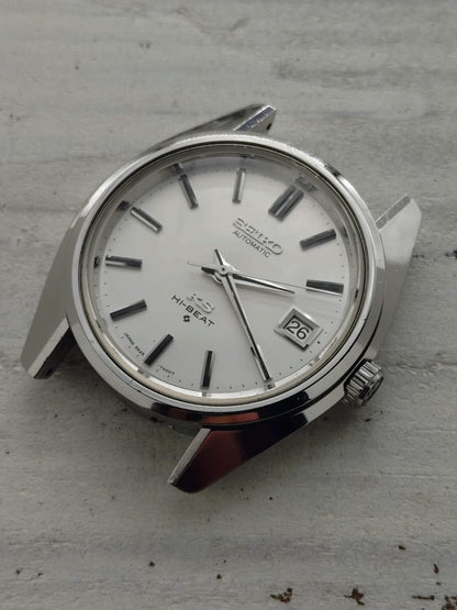 King Seiko Hi-Beat 5625-7000 – Caliber 5625A, Suwa Seikosha – Stainless steel, date only – March 1971 – freshly serviced