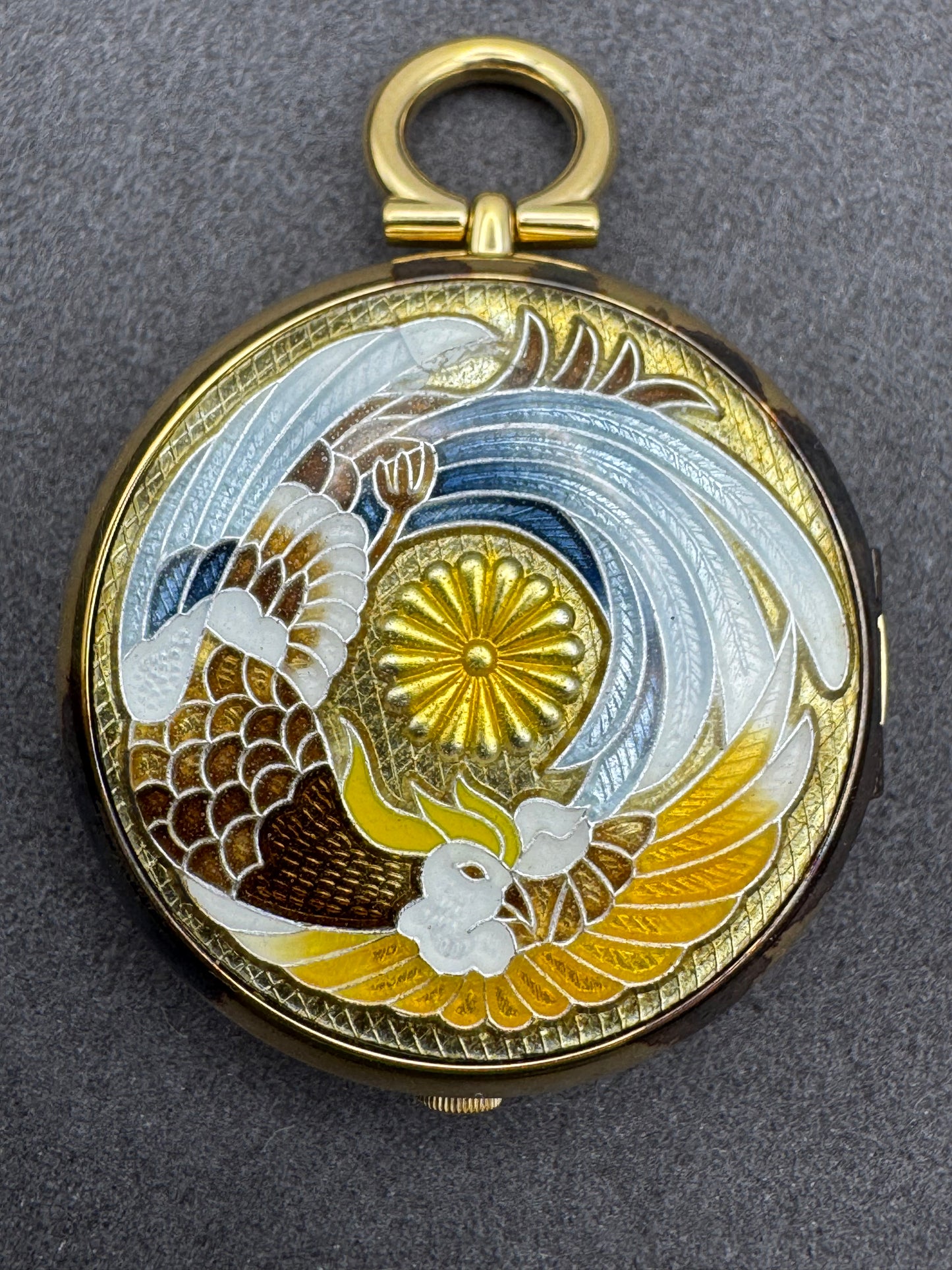 Japanische Gedenk-Taschenuhr – Kaiserliches 60-jähriges Thronjubiläum (昭和六十一年 / 1986)