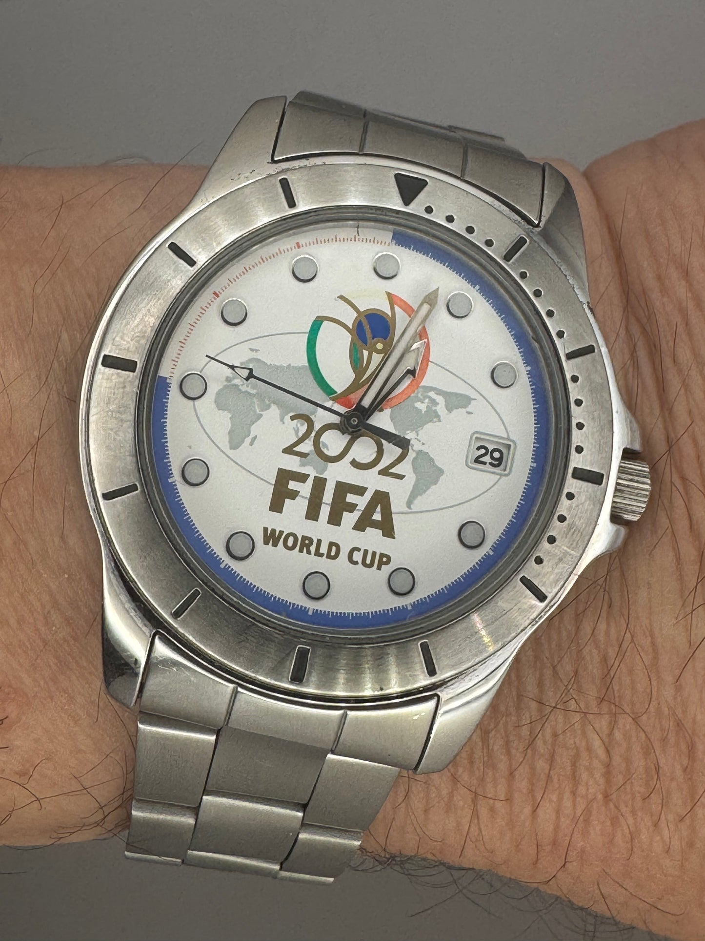 Seiko „FIFA World Cup 2002 Korea Japan“ – offizielles Lizenzmodell, August 2001