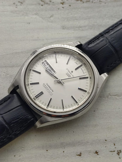 Seiko Lord Matic 5606-7072 – Caliber 5606A, 23 jewels, Suwa Seikosha – matte silver dial – January 1974 – freshly serviced